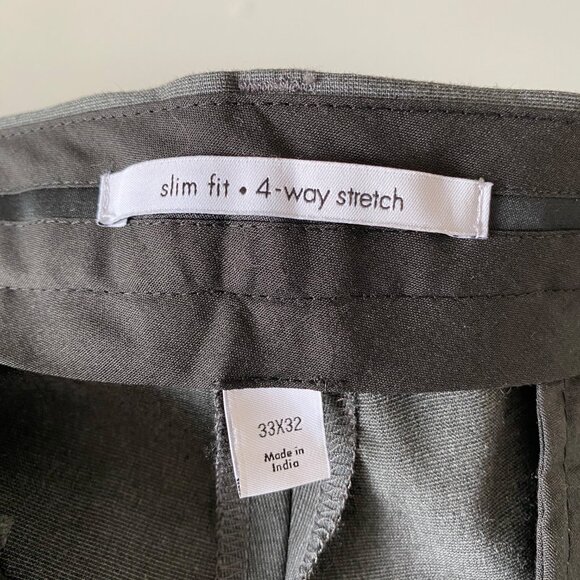 Calvin Klein Infinite Slim Fit Men's Suit - Gray - 40R/33×32 - 4-Way Stretch - Picture 6 of 6